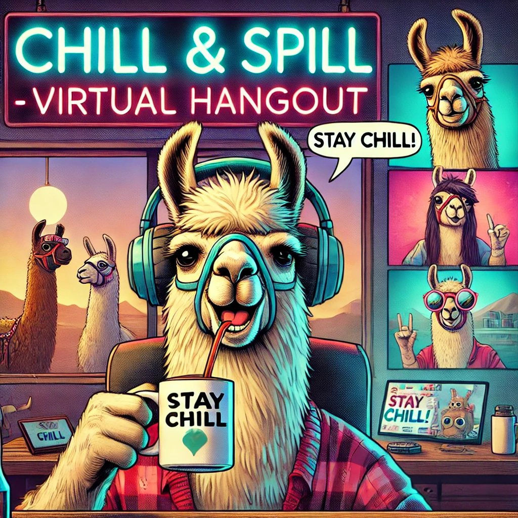 Chill & Spill – Virtual Hangout